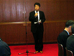 道奥教授による大学の近況報告