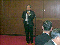 藤田教授のあいさつ