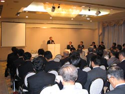 田中稔暁木会会長あいさつ